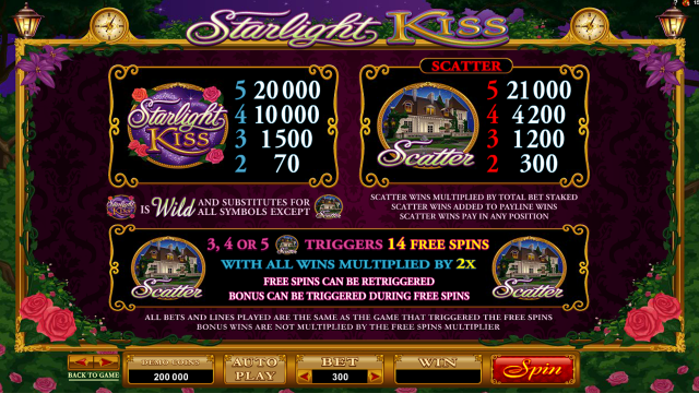 Игровой интерфейс Starlight Kiss 4