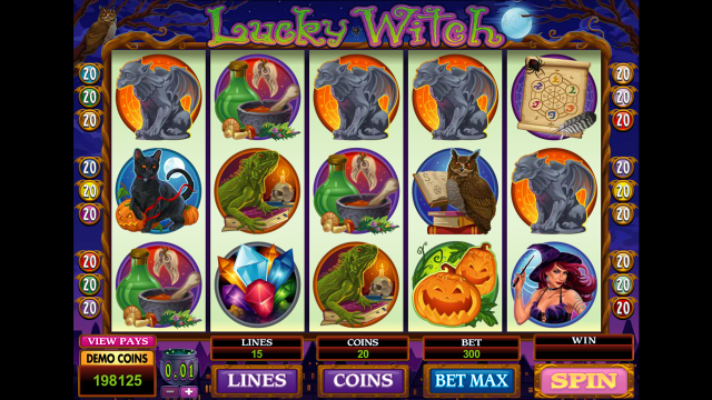 Характеристики слота Lucky Witch 3