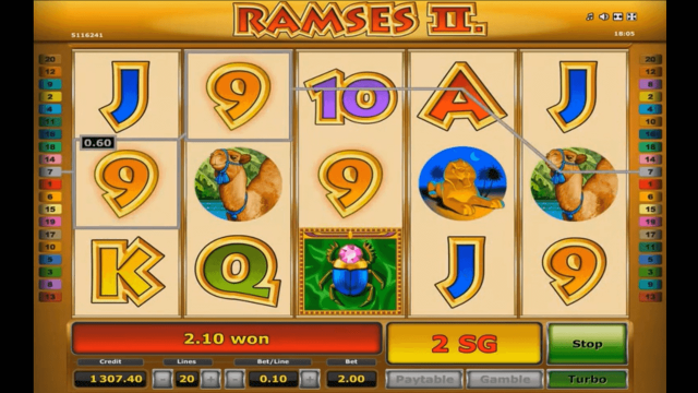 Игровой интерфейс Ramses II Deluxe 5