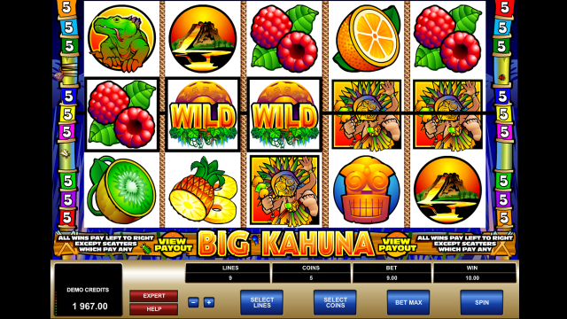 Бонусная игра Big Kahuna 3