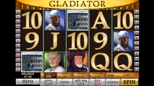 Бонусная игра Gladiator Jackpot 3
