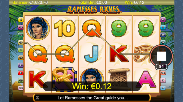 Характеристики слота Ramesses Riches 7