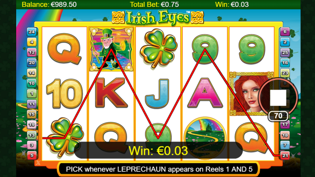 Игровой интерфейс Irish Eyes 9