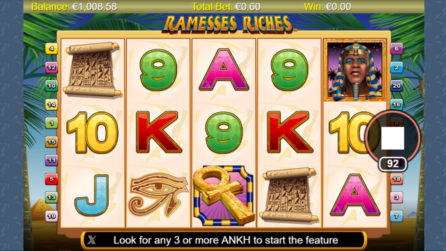 Характеристики слота Ramesses Riches 5