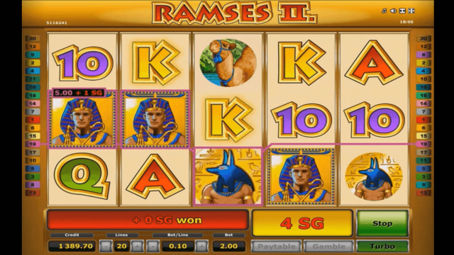 Бонусная игра Ramses II Deluxe 8