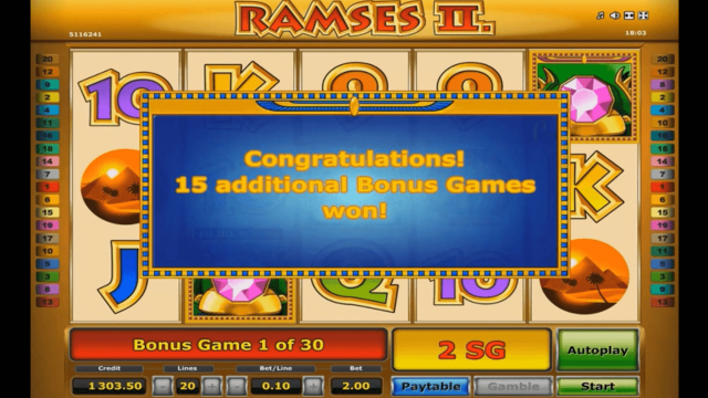 Игровой интерфейс Ramses II Deluxe 7