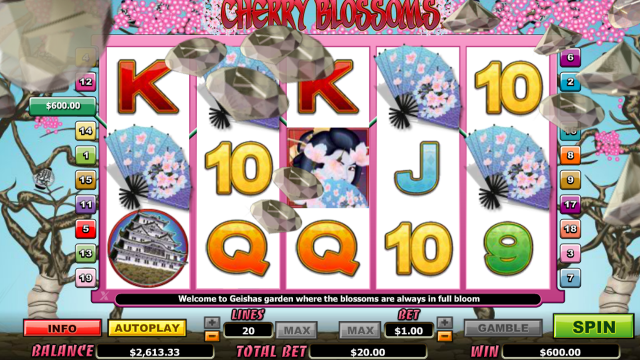 Игровой интерфейс Cherry Blossoms 9
