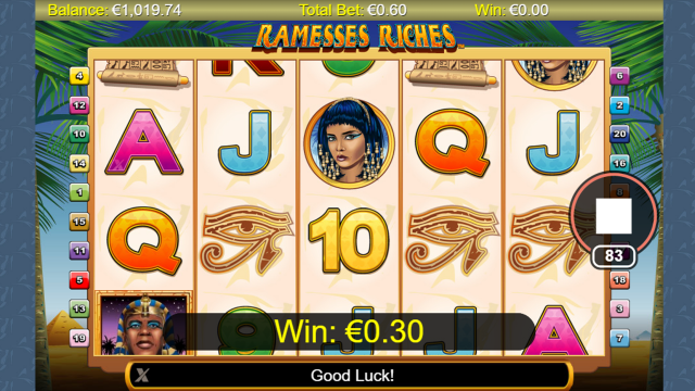 Бонусная игра Ramesses Riches 9