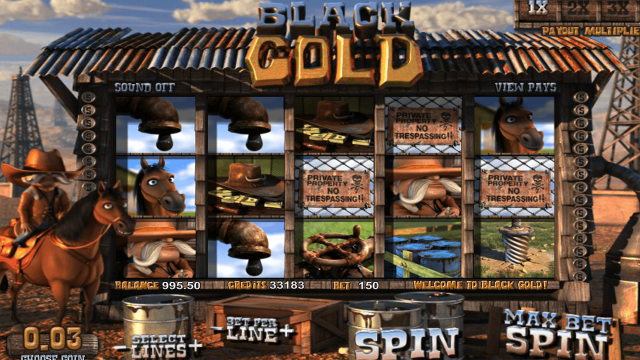 Игровой интерфейс Black Gold 1
