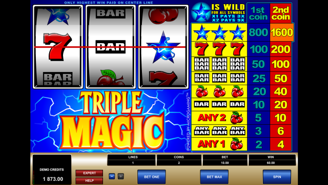 Бонусная игра Triple Magic 5